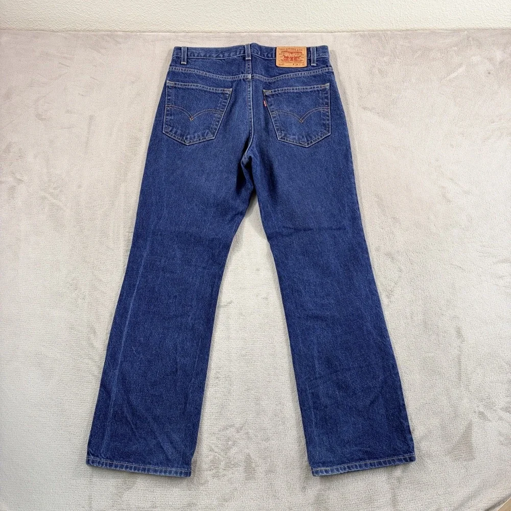 Vintage Levis 517 Bootcut Red Tab Jeans Men 34x30‎ Blue Denim Y2K Cowboy